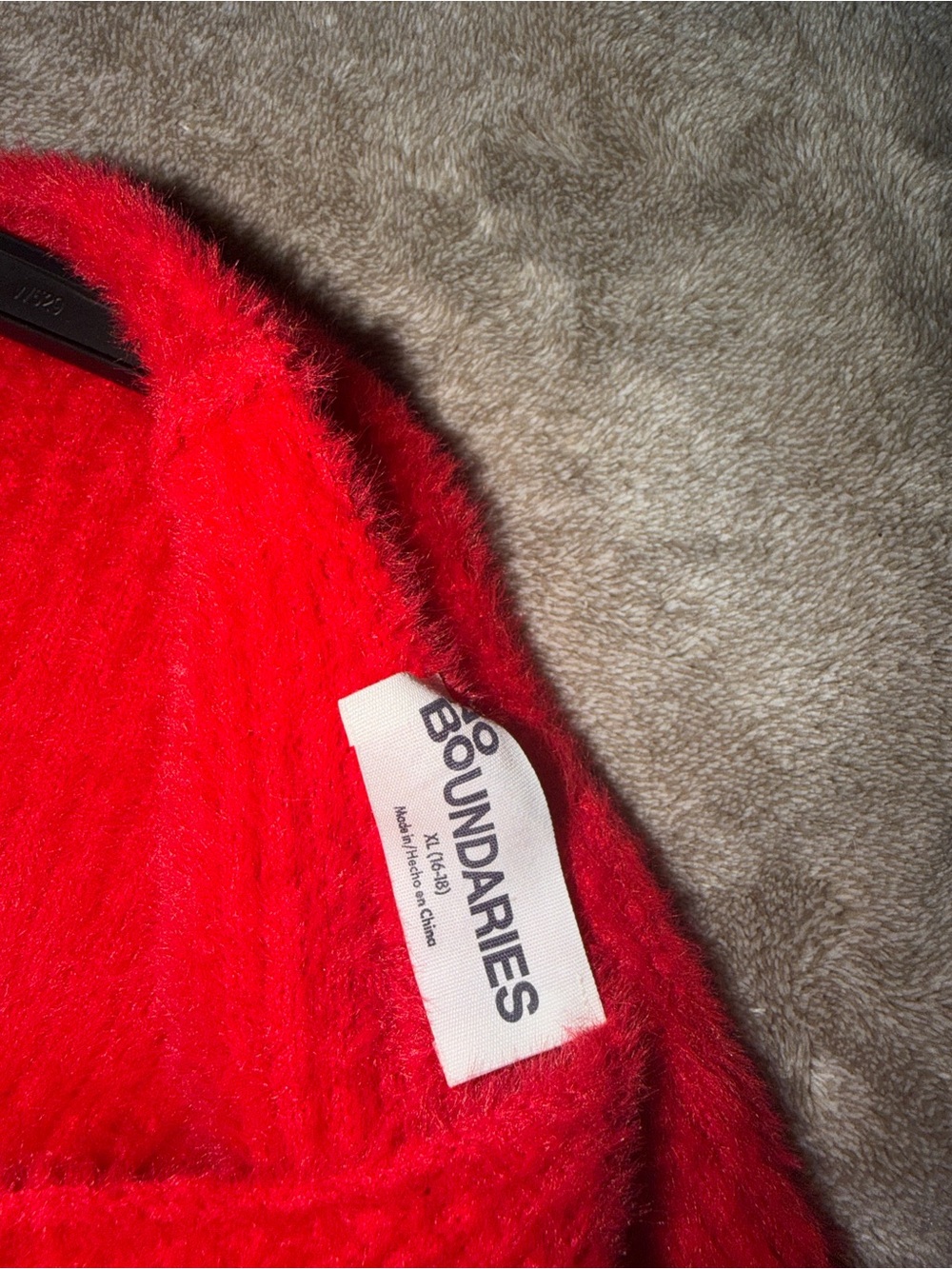 Kids' Red Fuzzy Jacket